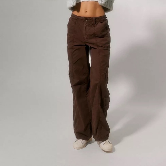 BDG Urban Outfitters Y2K low rise brown cargo pants - size S - Picture 5 of 5